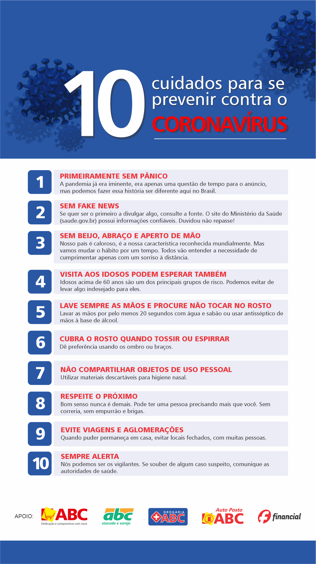 Stories Cuidados Corona Vírus